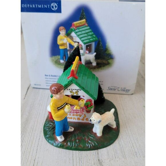 Dept 56 55144 Ben's & Buddy's Lemonade Stand village accessory xmas - Picture 1 of 8